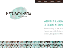 Tablet Screenshot of metapathmedia.com